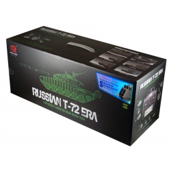 Czołg zdalnie sterowany ASG/IR/dźwięk/dym 1:16 Russia T-72 RTR 2.4Ghz - Heng Long 3939-1B (P)